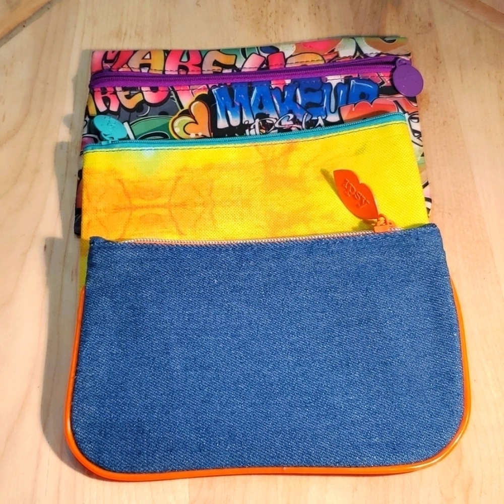 🍋 NWOT THREE IPSY BAG SET